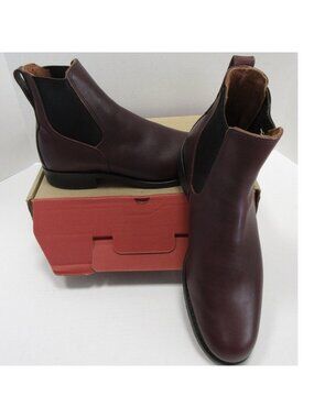 Red Wing Shoes Boots 11 D Red Mil-1 Congress Chelsea Leather 9077